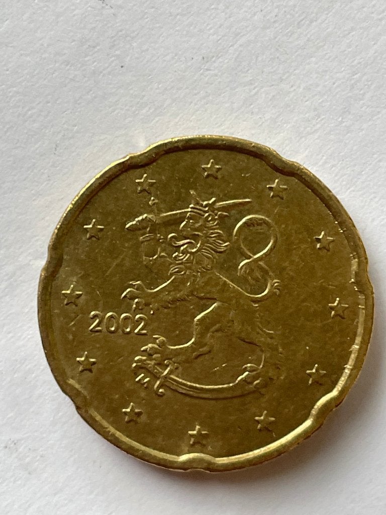 Finland Euro munt. van  20cent 2002, Postzegels en Munten, Munten | Europa | Euromunten, Ophalen of Verzenden, Finland, 20 cent