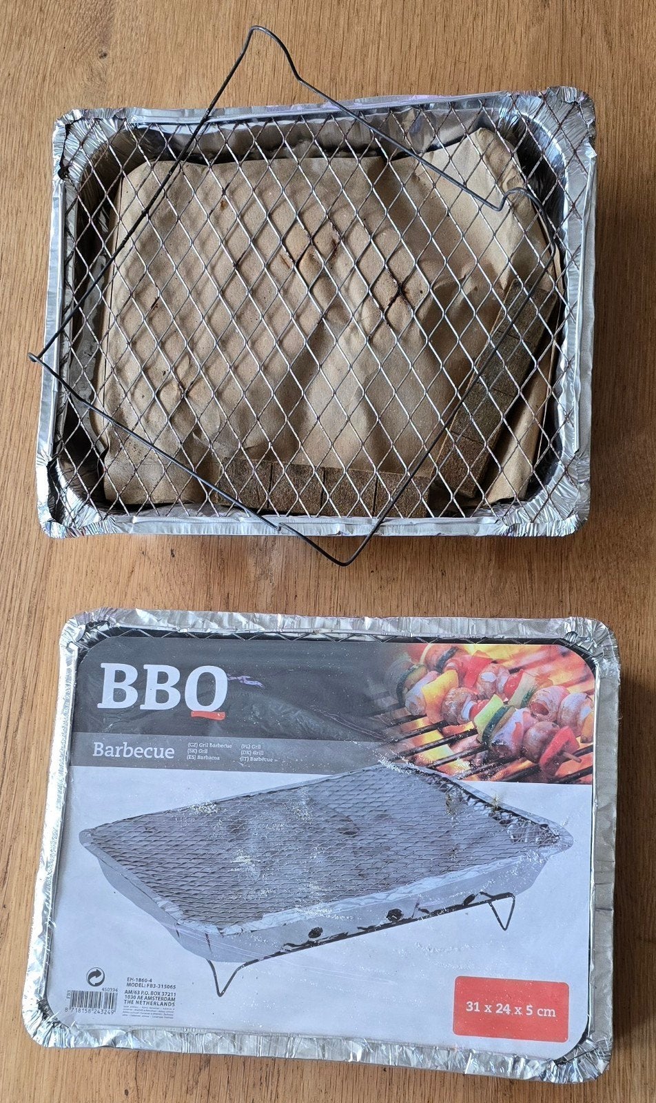 Wegwerp BBQ - Compact en klaar voor gebruik, Ophalen, Nieuw, Onbekend