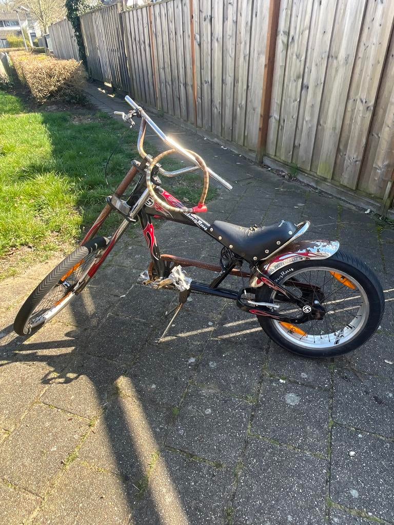 Chopper fiets, Fietsen en Brommers, Fietsen | Heren | Herenfietsen, Gebruikt, Overige merken, Minder dan 49 cm, Ophalen of Verzenden