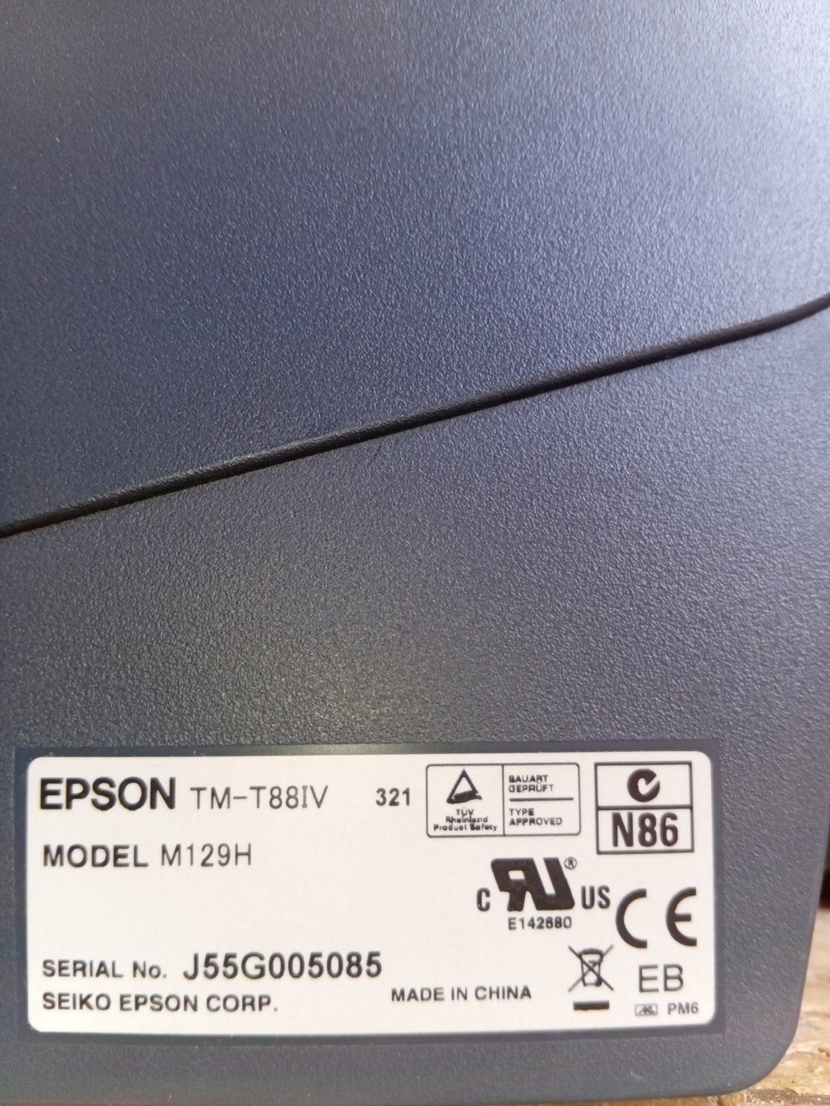 Bonprinter Epson TM-T88IV Thermische Bonprinter - Model M129, Computers en Software, Printers, Zwart-en-wit printen, Printer, Epson