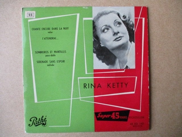 s2925 rina ketty - chante encore dans la nuit, Cd's en Dvd's, Ophalen, Gebruikt, 7 inch, Overige genres