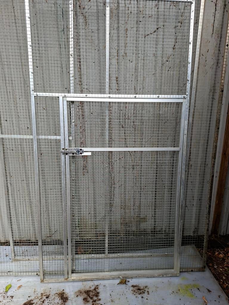 Volierepanelen diverse varianten., Dieren en Toebehoren, Vogels | Hokken en Kooien, Ophalen, Gebruikt, Aluminium, Volière