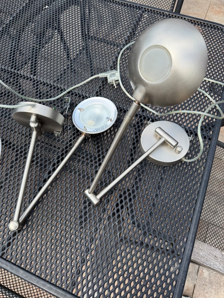 Leeslamp, Ophalen, Gebruikt, Grijs, Dimbaar