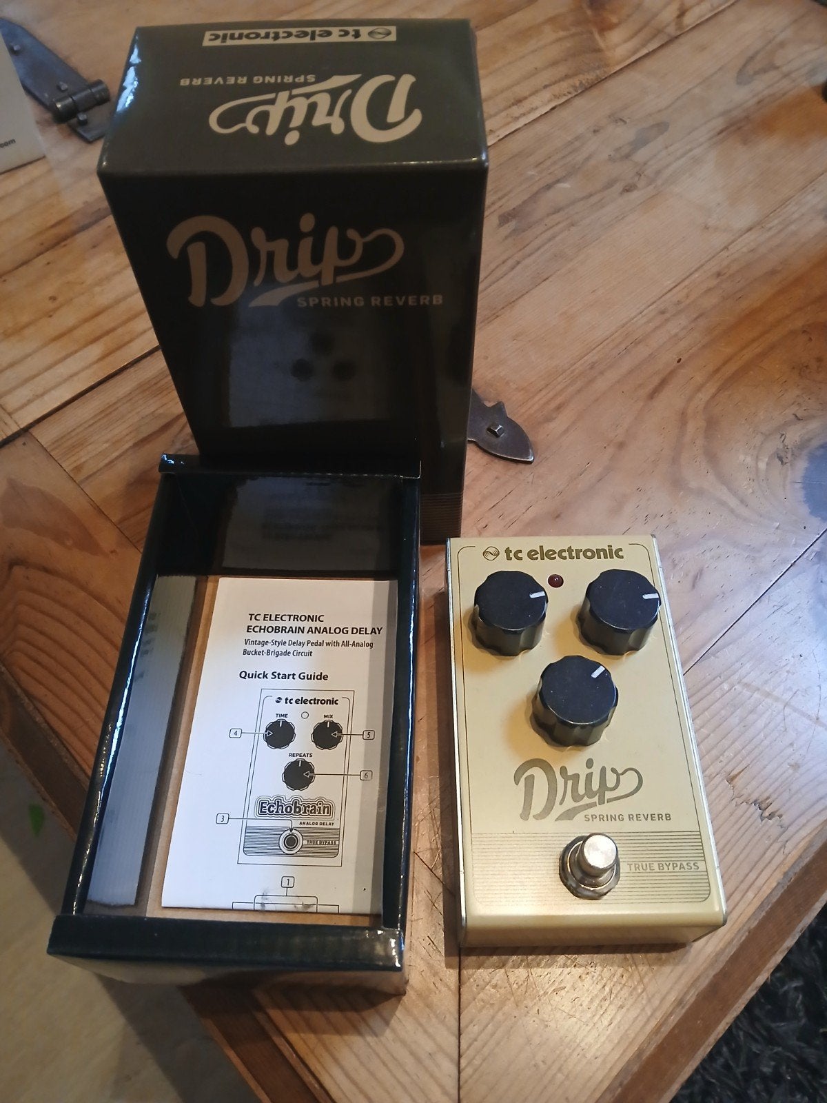 TC Electronic Drip Spring Reverb gitaarpedaal, Muziek en Instrumenten, Ophalen of Verzenden, Zo goed als nieuw, Reverb