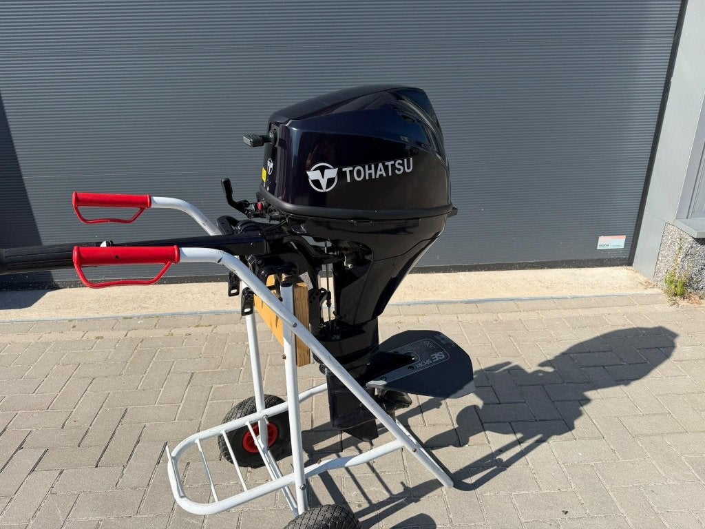 Nette Tohatsu 9.8PK 4-takt 2021 Kortstaart Buitenboordmotor, Gebruikt, Tohatsu, Wfwatersport@botenverhuurhoorn.nl, Benzine