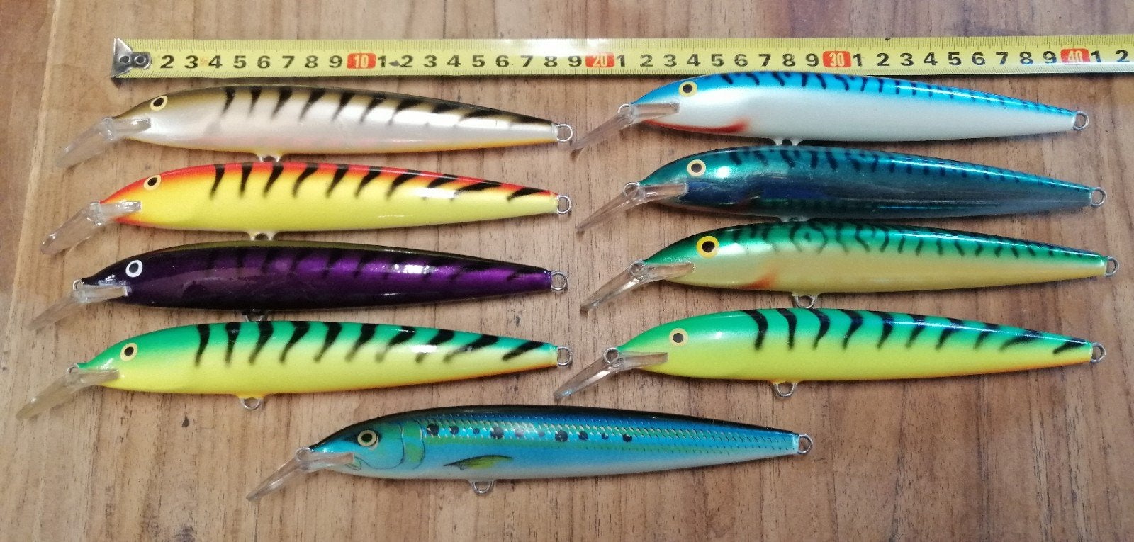9x Rapala Magnum floating 18 cm pluggen, Ophalen, Gebruikt, Overige typen