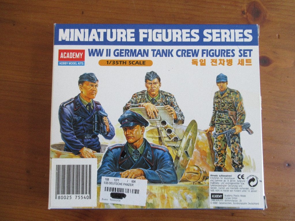 German Tank Crew (Academy 1/35), Ophalen of Verzenden, Nieuw, 1:35 tot 1:50