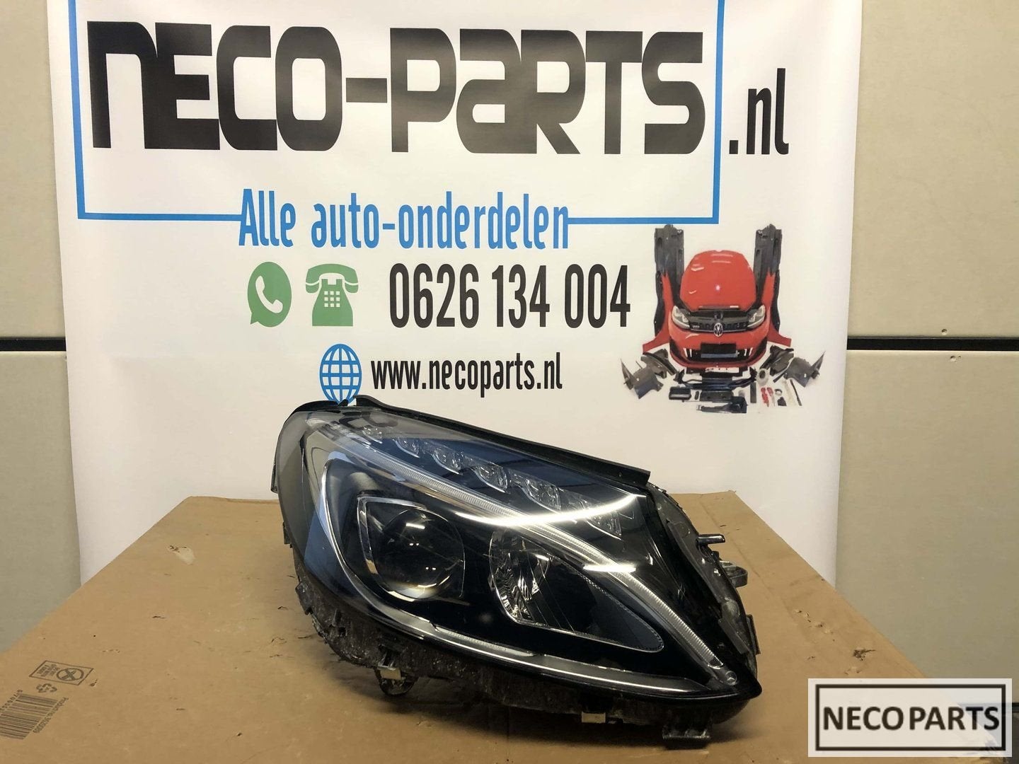 C klasse w205 led koplamp high performance a2059062604, Gebruikt, -, Ophalen of Verzenden, -