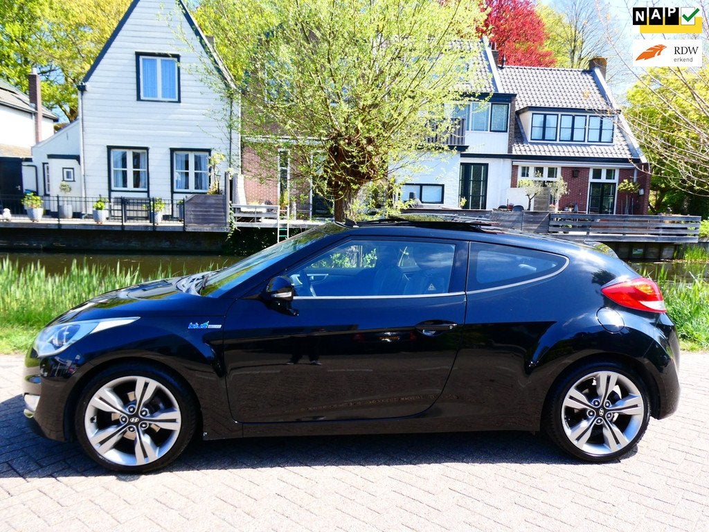 Hyundai Veloster 1.6 GDI i-Vision 140pk Clima Cruise PDC Sch, Auto's, Voorwielaandrijving, Gebruikt, 4 cilinders, 4 stoelen