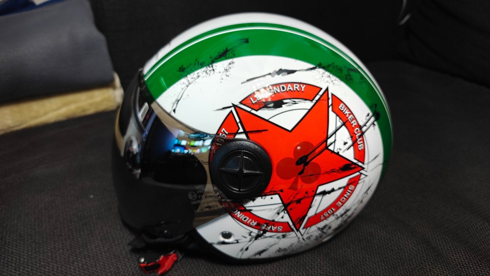 MTR Prohelmet Jethelm Maat M (57-58 cm), Overige merken, M, Heren, Jethelm