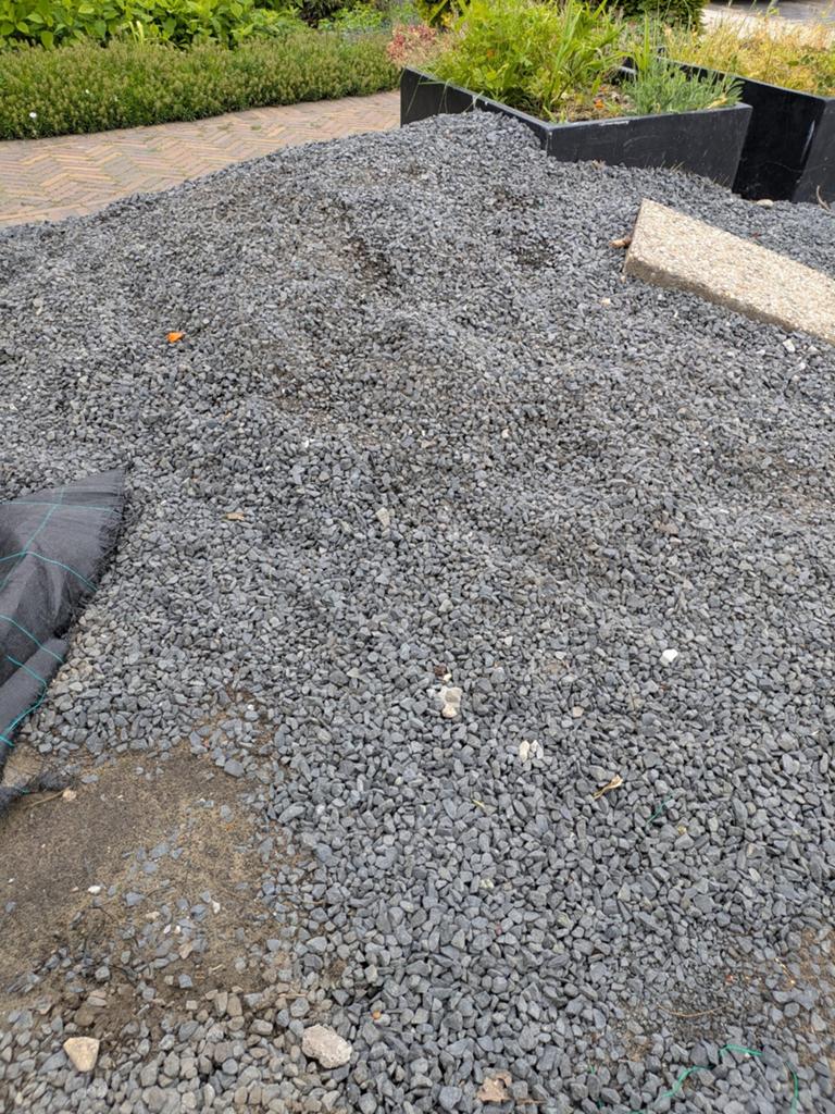 2 kuub Ardenner split - Grijs/Blauw siergrind, Ophalen, Basalt, Split