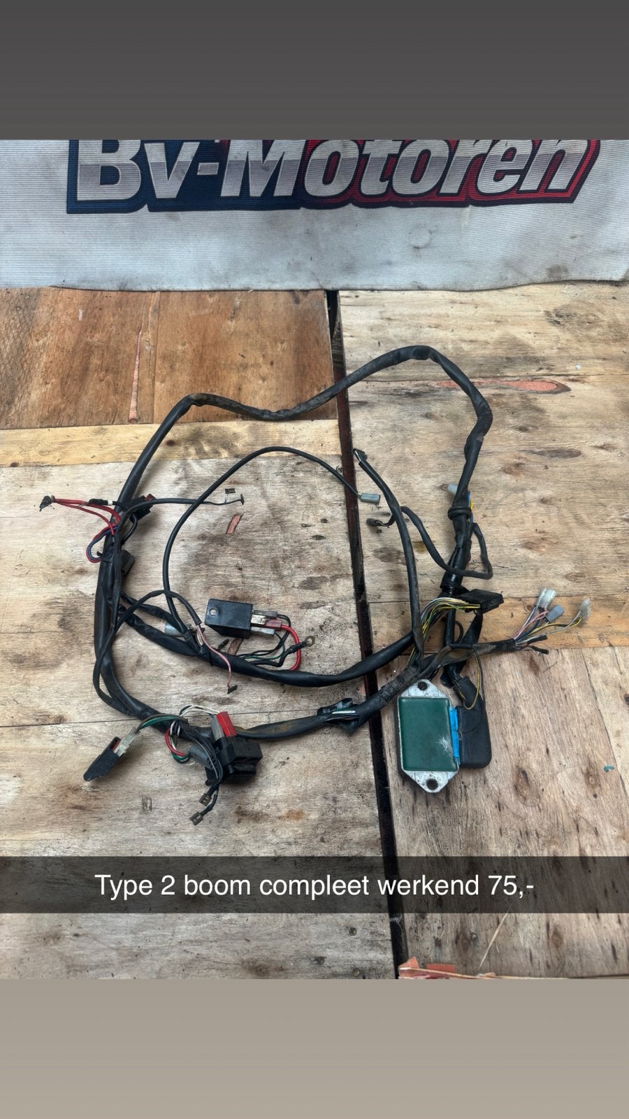Zip type 2 kabelboom werkend en compleet, Ophalen of Verzenden