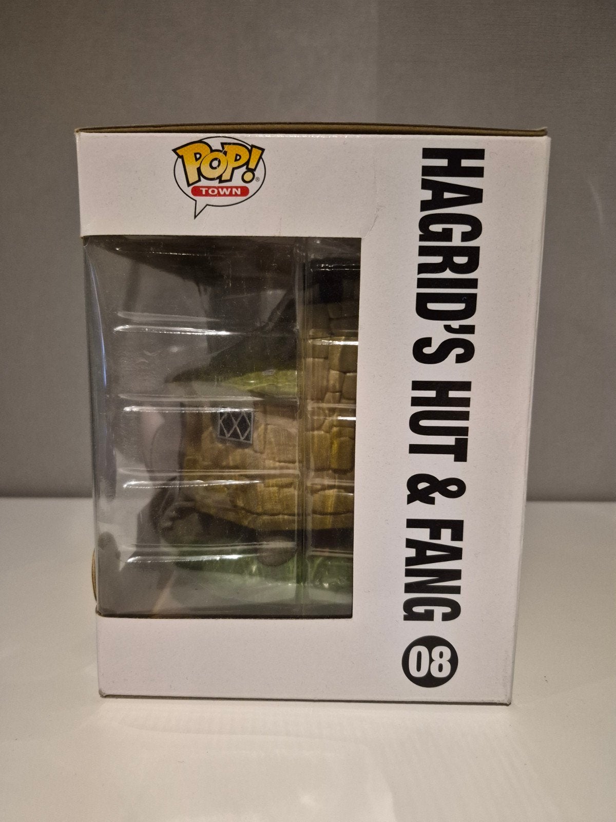 harry potter funko pop hagrid's hut & fang 08, Verzenden, Zo goed als nieuw