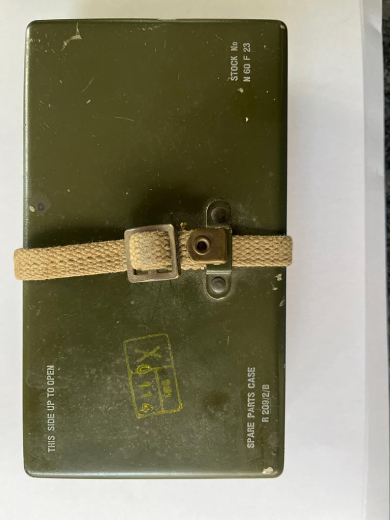 Vintage militaire reserveonderdelen koffer - Zeldzaam, Ophalen of Verzenden