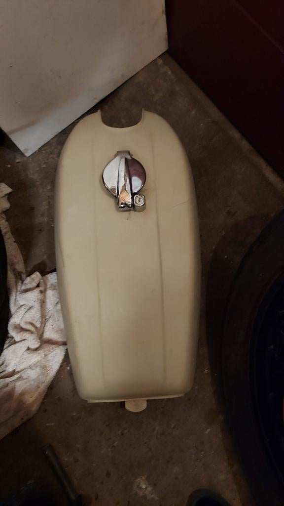 Onbekende motor tank - Vintage look, Ophalen of Verzenden, Gebruikt