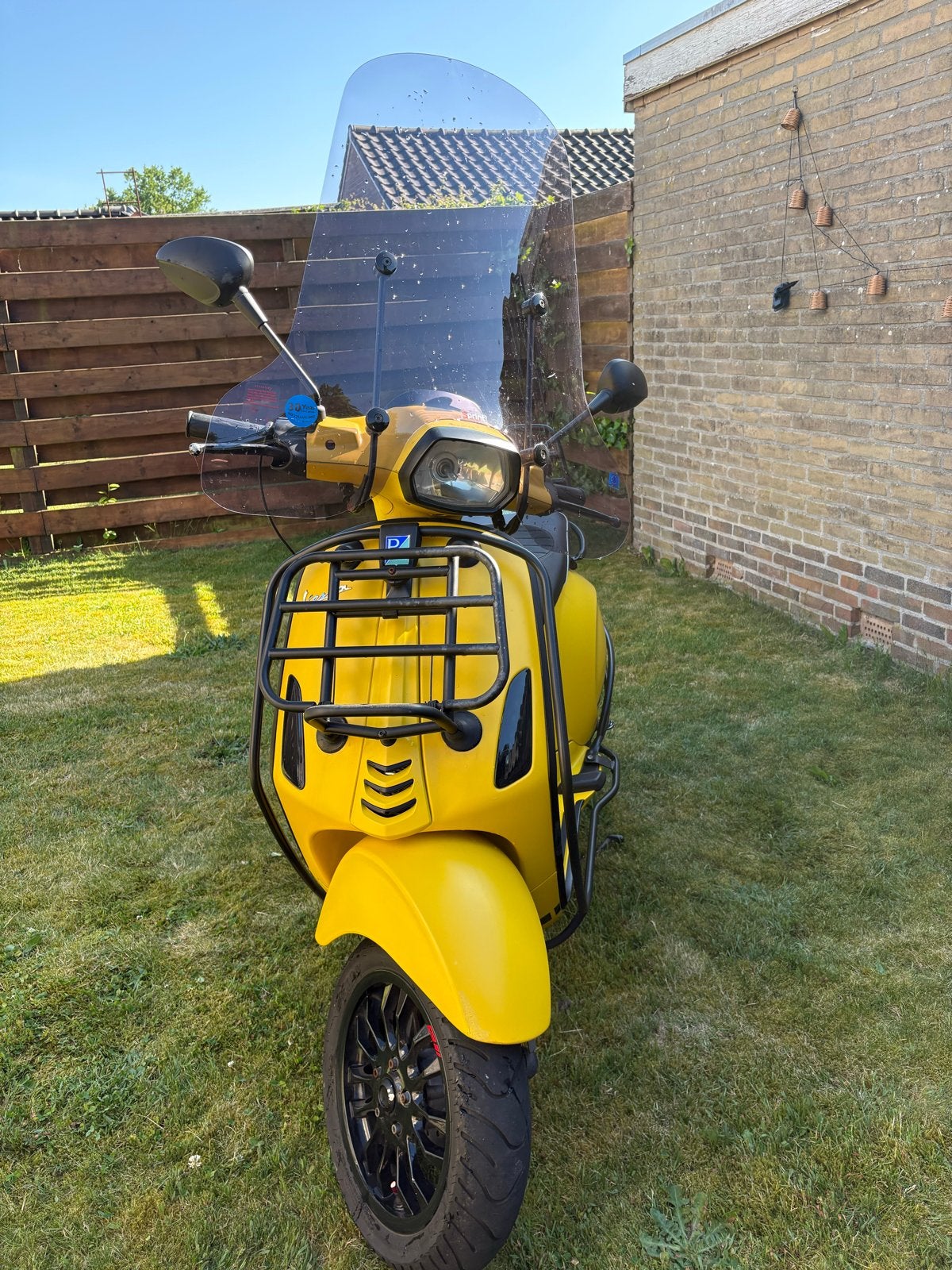 Vespa Sprint 2017 - Blauw kenteken, Ophalen, Gebruikt, Benzine, 50 cc