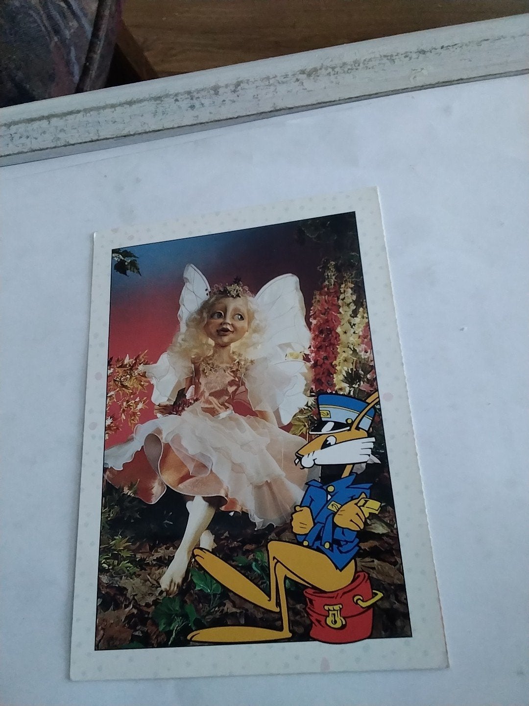 Vintage Railrunner Ansichtkaart: Sprookjesfiguur & Haas, Verzamelen, Ophalen of Verzenden