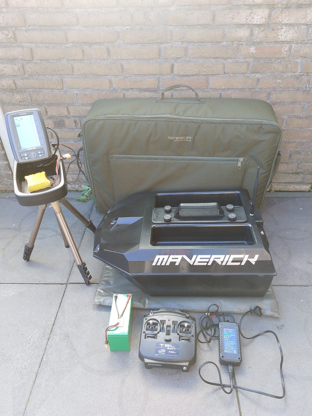 Navigator Maverick voerboot met dieptemeter Toslon 500, Ophalen, Gebruikt, Overige typen