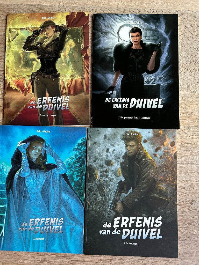 De erfenis van de duivel deel 1 t/m 4, Meerdere stripboeken, Ophalen of Verzenden, Nieuw, Félix & Gastine