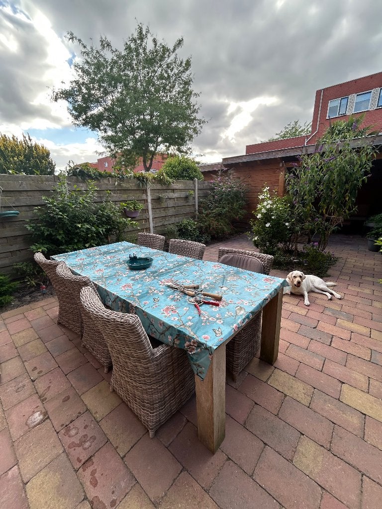 Houten tafel gratis afhalen, Tuin en Terras, Ophalen, Gebruikt, Rechthoekig, Hout