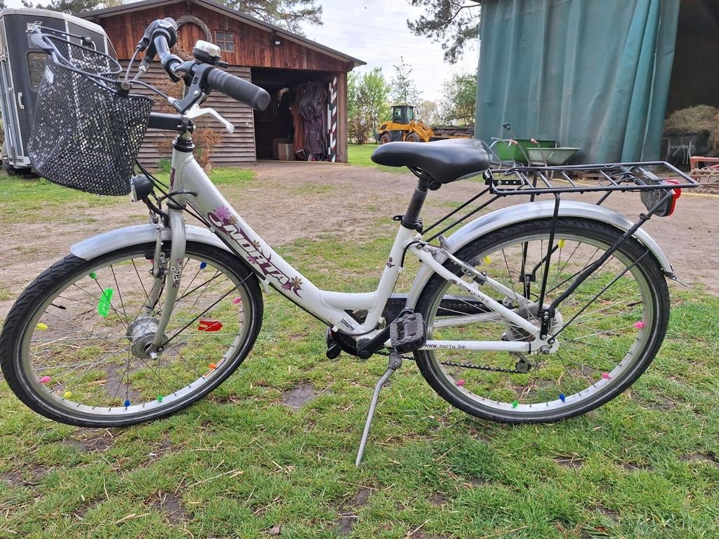 Norta meisjesfiets, Fietsen en Brommers, 20 inch of meer, Gebruikt, Versnellingen, Dames