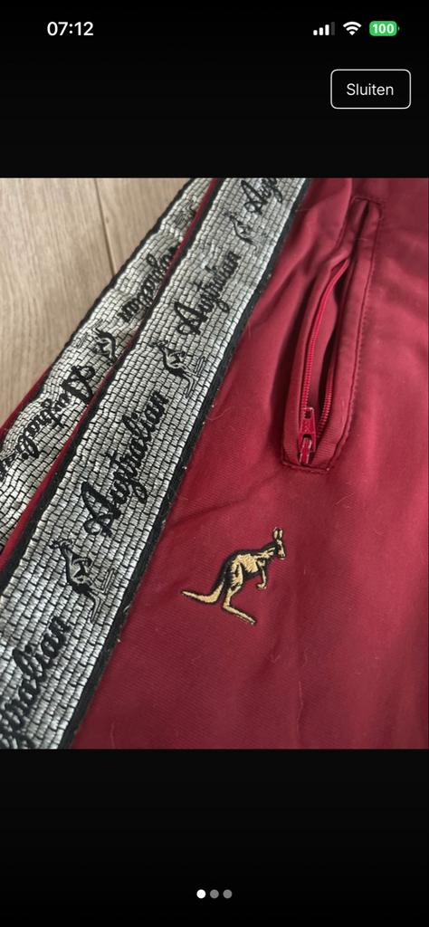 Australian trainingsbroek rood maat XS, Kleding | Dames, Galajurk, Ophalen of Verzenden, Zo goed als nieuw, Maat 34 (XS) of kleiner