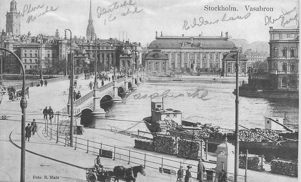 379-001-011 Stockholm Vasabron, Verzenden, Voor 1920, Overig Europa
