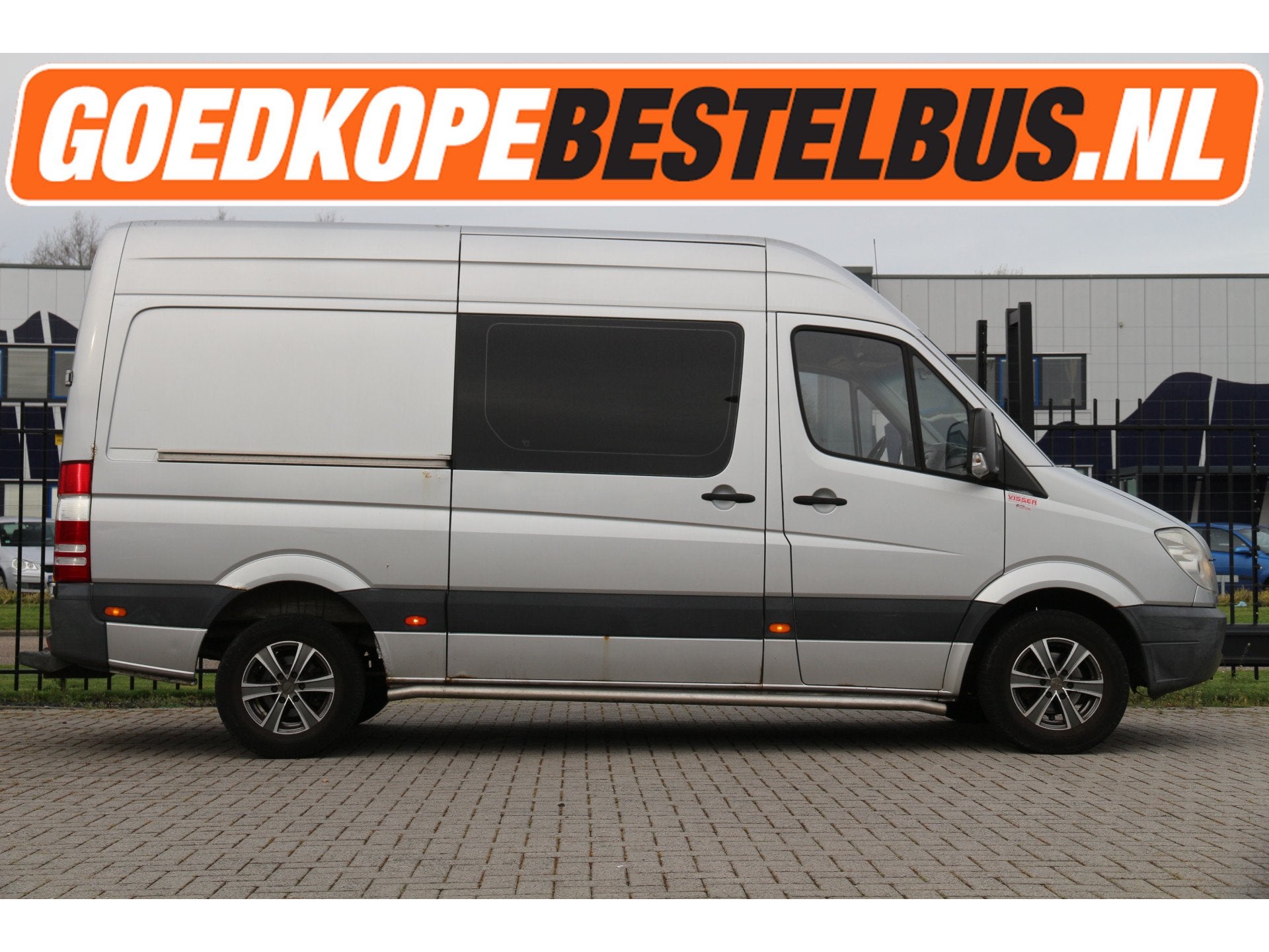 Mercedes-Benz Sprinter 318 3.0 CDI V6 / Aut / DC / L2H2 / AP, Auto's, Bestelauto's, Automaat, Gebruikt, 2800 kg, Bedrijf