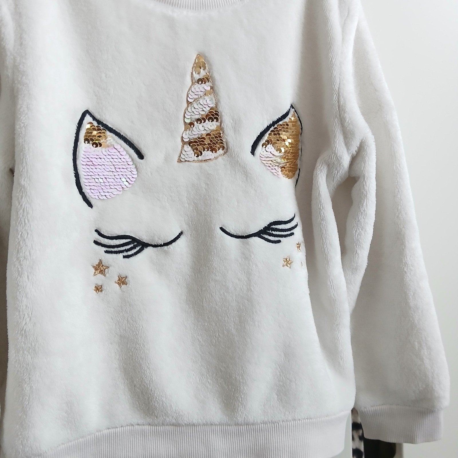 C&A Eenhoorn Trui Maat 122, Gebruikt, C&A, Meisje, Trui of Vest