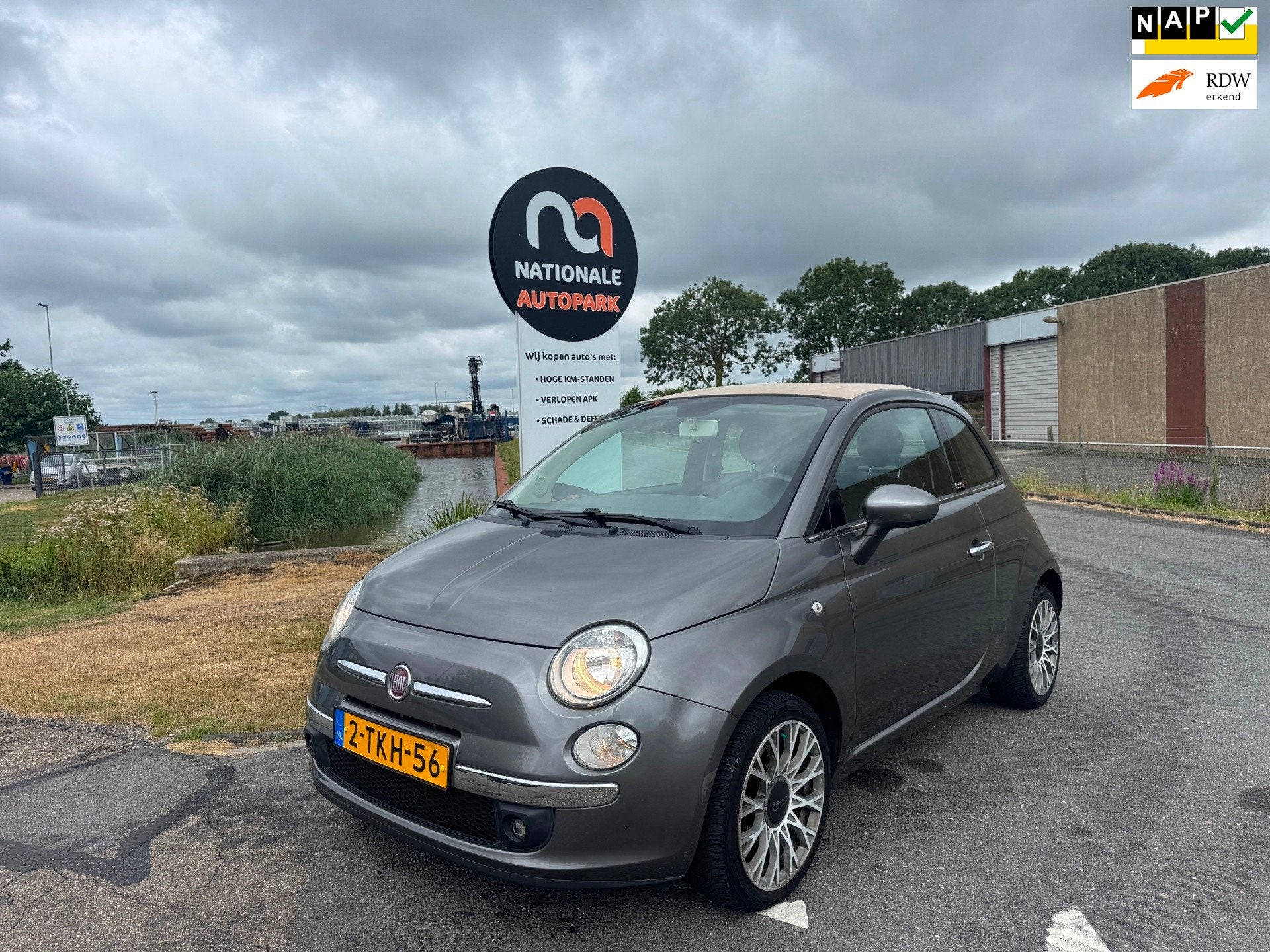 Fiat 500 C 2014 * CABRIO * 0.9 TwinAir Turbo Lounge * Automa, Auto's, Fiat, Gebruikt, Cabriolet, Origineel Nederlands, Bedrijf