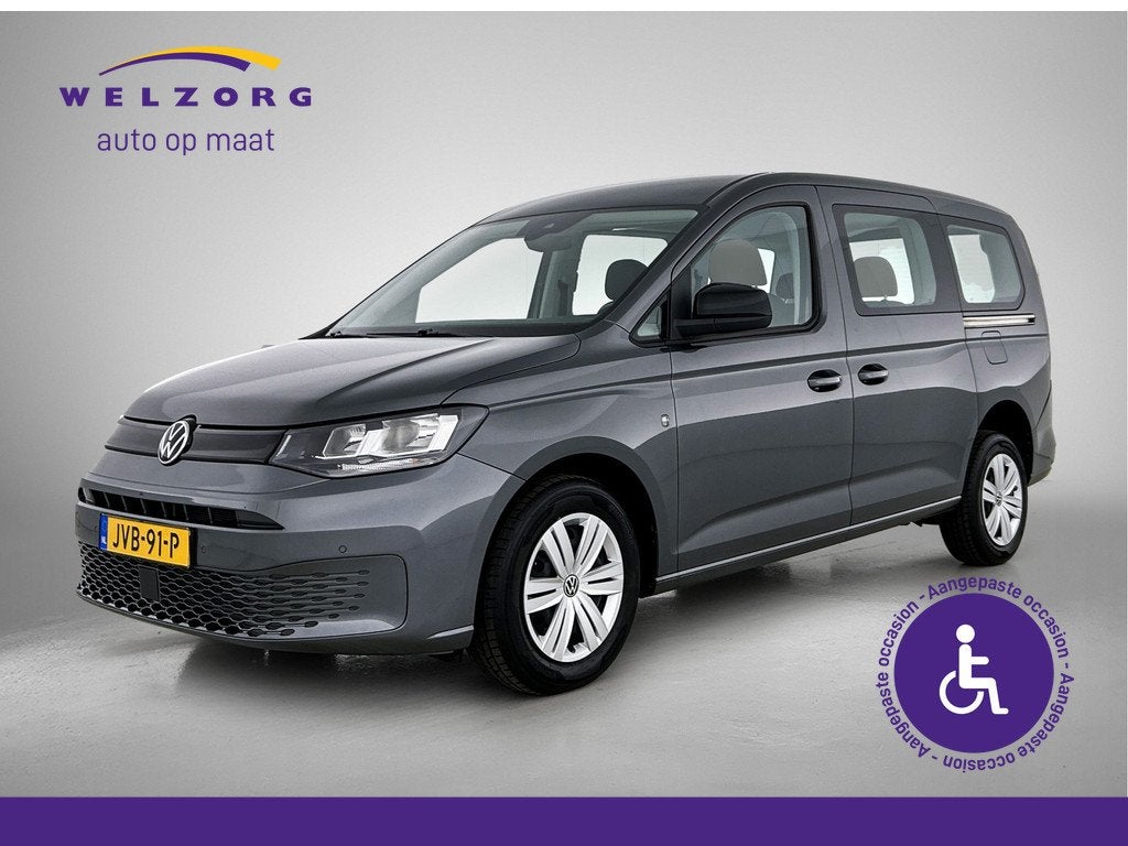Volkswagen Caddy Maxi 1.5 TSI Life Direct Leverbaar! Rolstoe, Auto's, Volkswagen, Voorwielaandrijving, 12 maanden, Stof, Euro 6