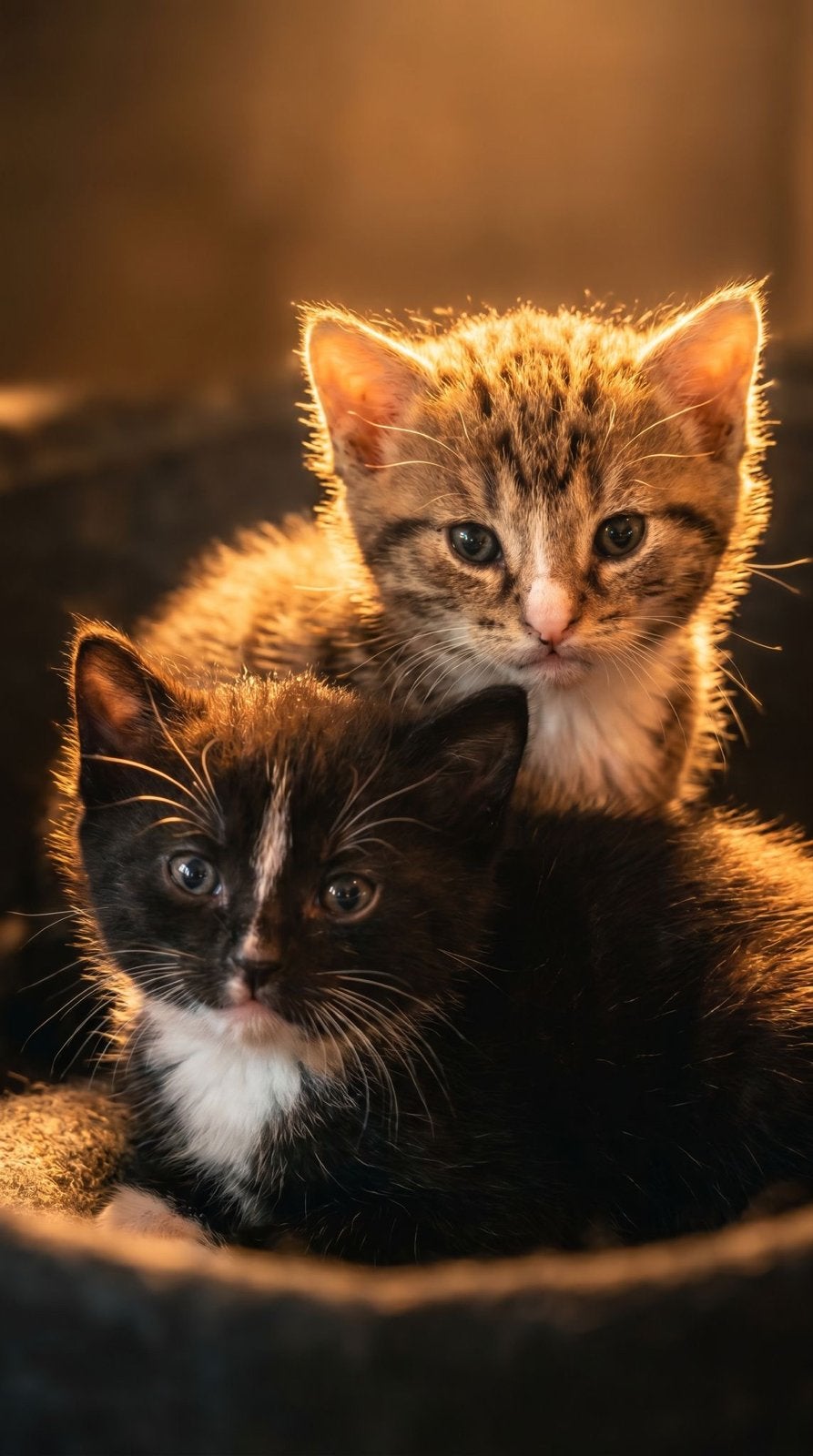2 lieve kittens, Meerdere dieren