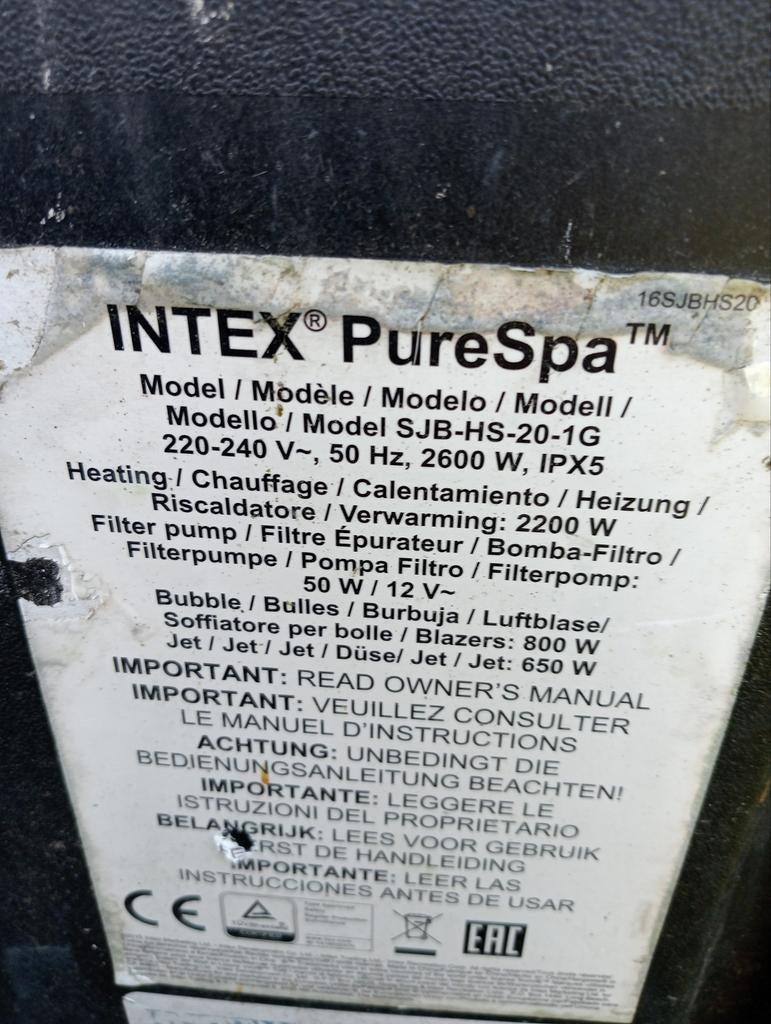 Intex 6 persoons baden., Minder dan 80 cm, Opblaaszwembad, Rond, Nieuw