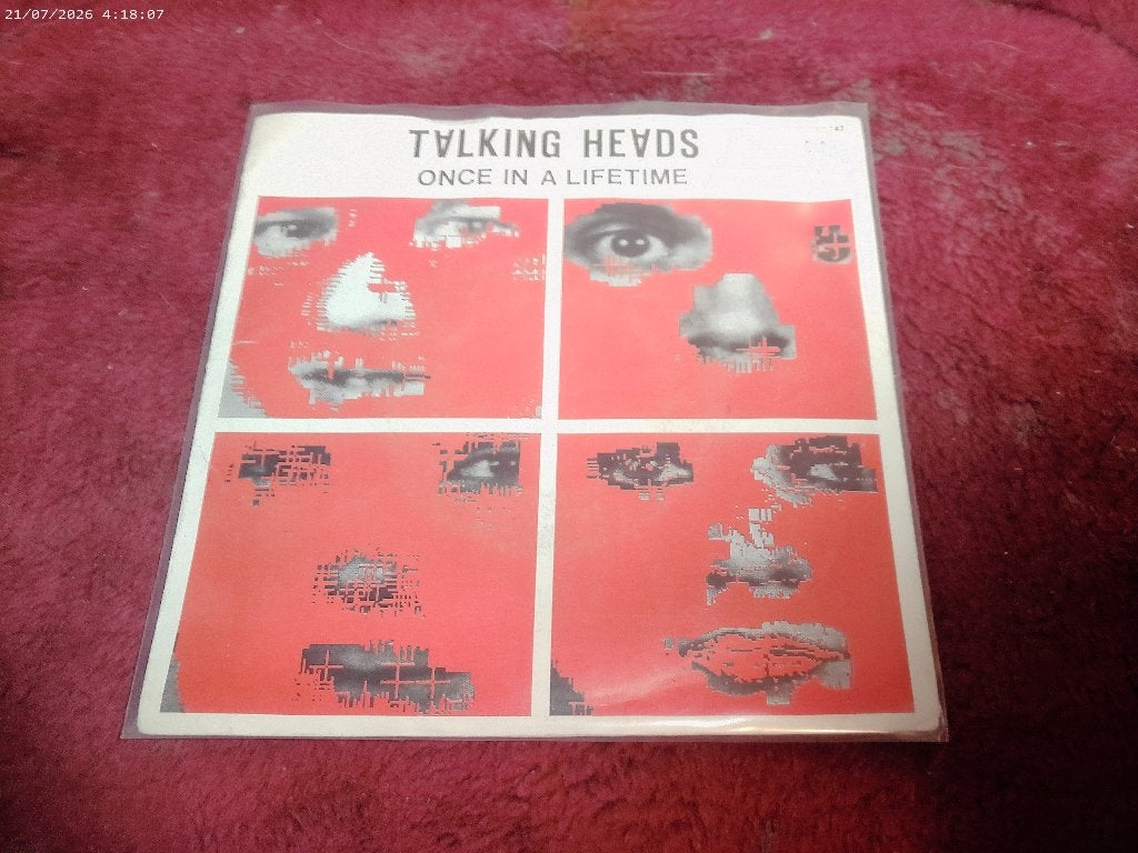 Talking Heads - Once in a Lifetime, Gebruikt, Fotohoes, 7 inch, Ophalen of Verzenden
