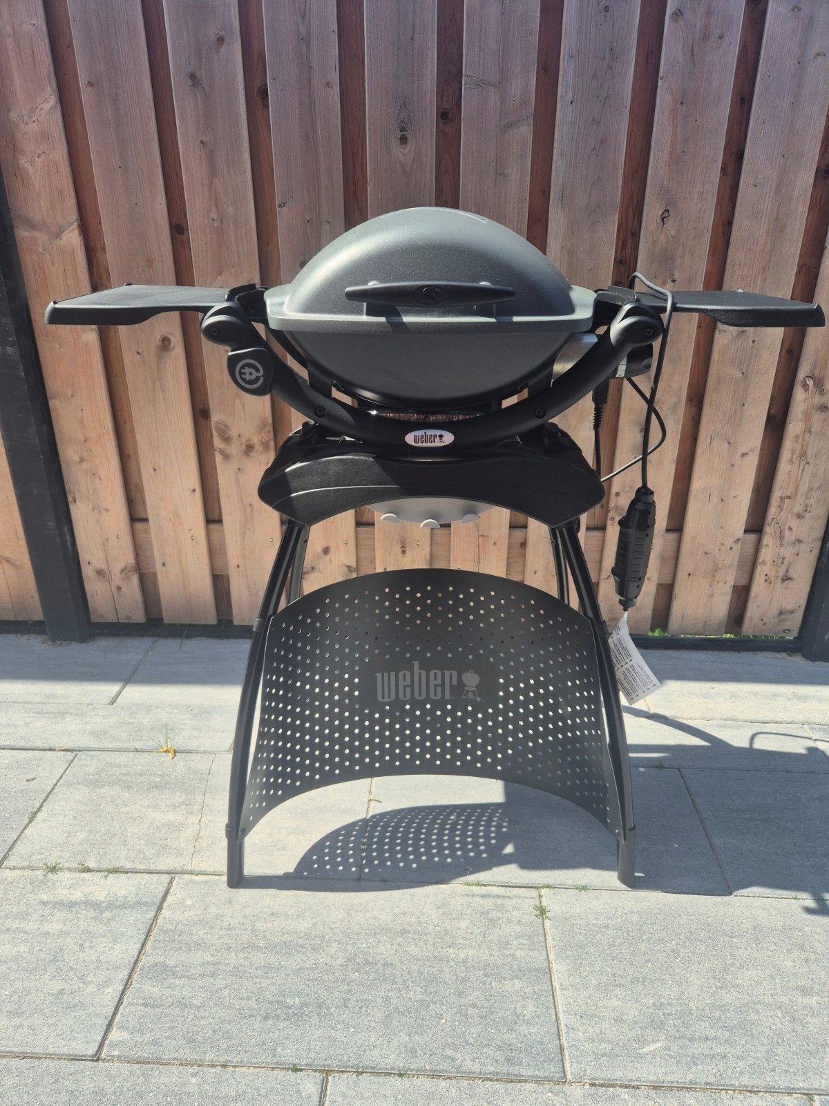 Weber Q1400 Barbecue BBQ, Tuin en Terras, Elektrische barbecues, Ophalen, Zo goed als nieuw, Weber