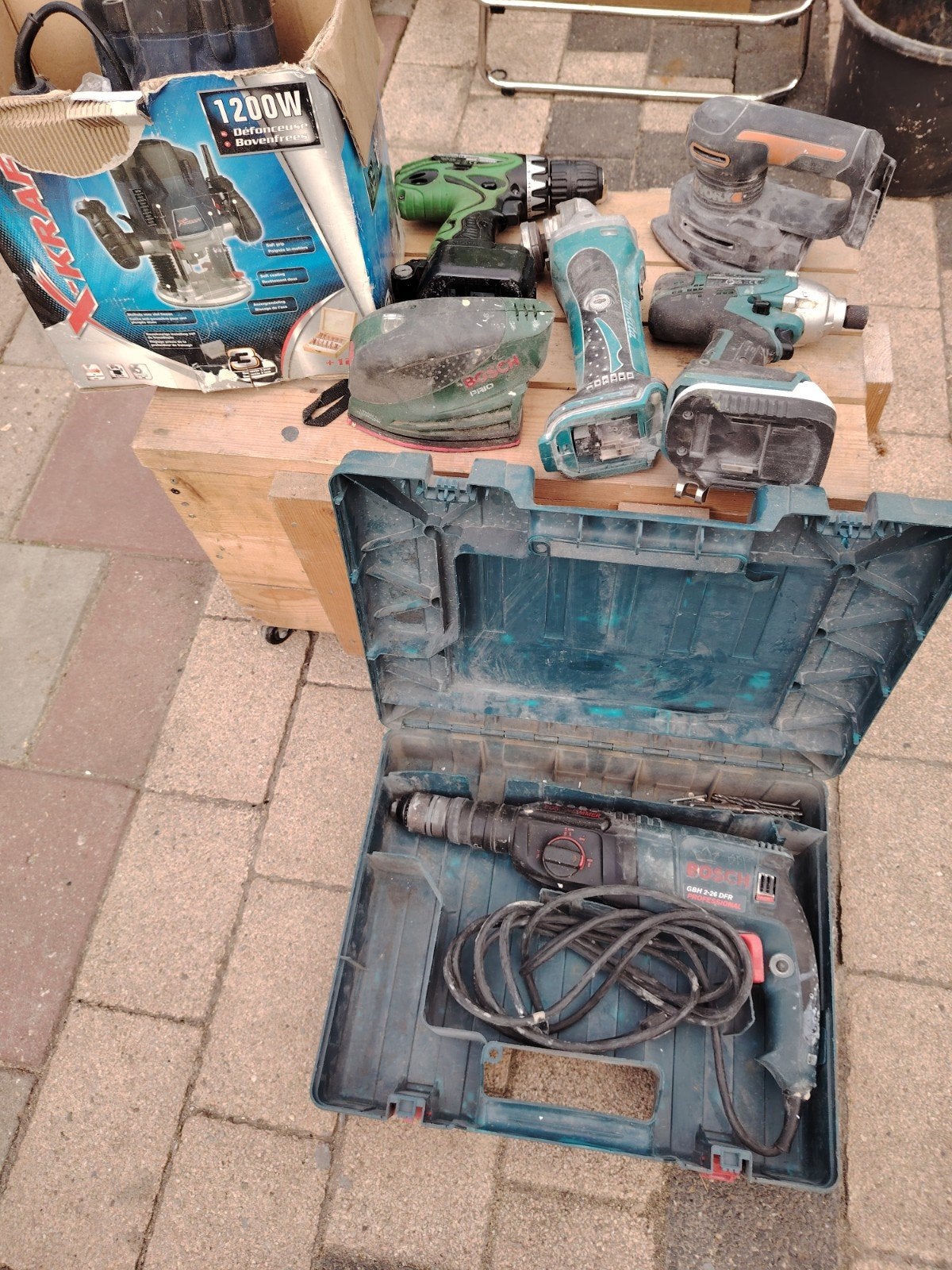 oude gereedschap werkende, Ophalen of Verzenden, Gebruikt