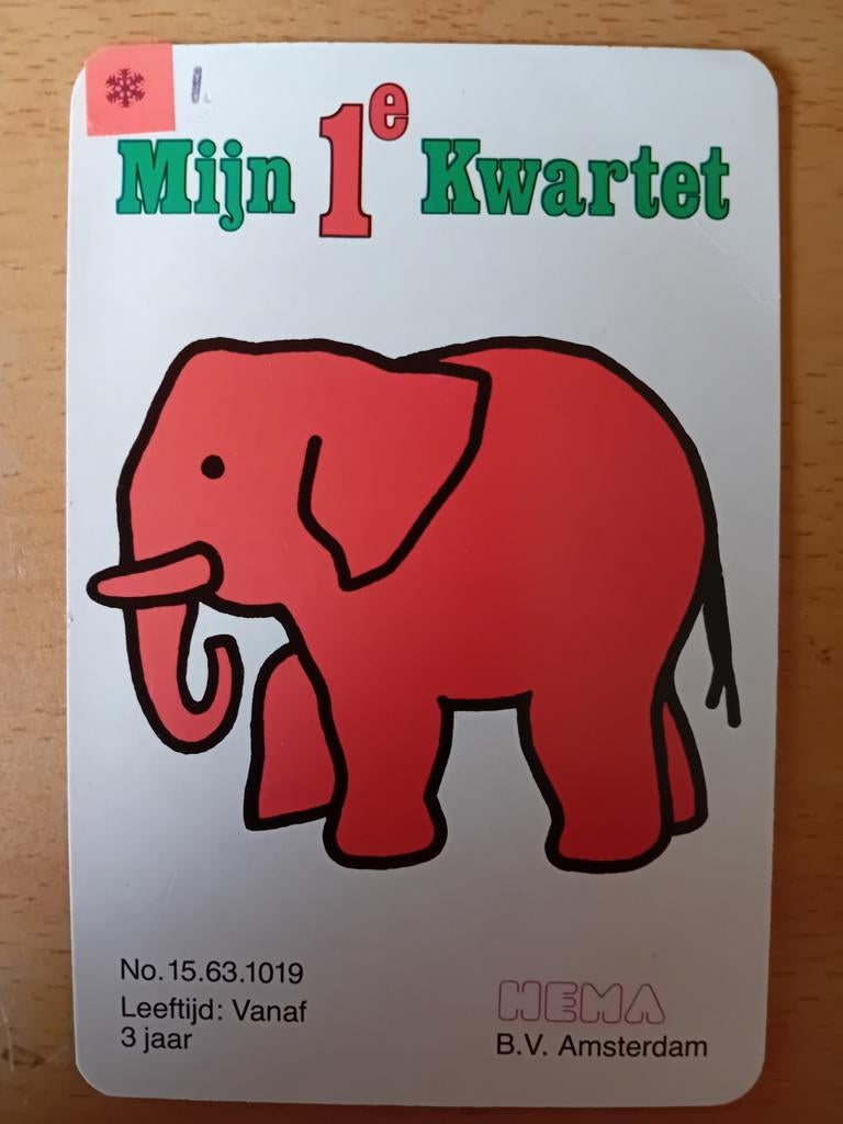 Zeldzaam Vintage HEMA Kwartet jaren 70 - Prachtige staat, Verzamelen, Speelkaarten, Jokers en Kwartetten, Ophalen of Verzenden