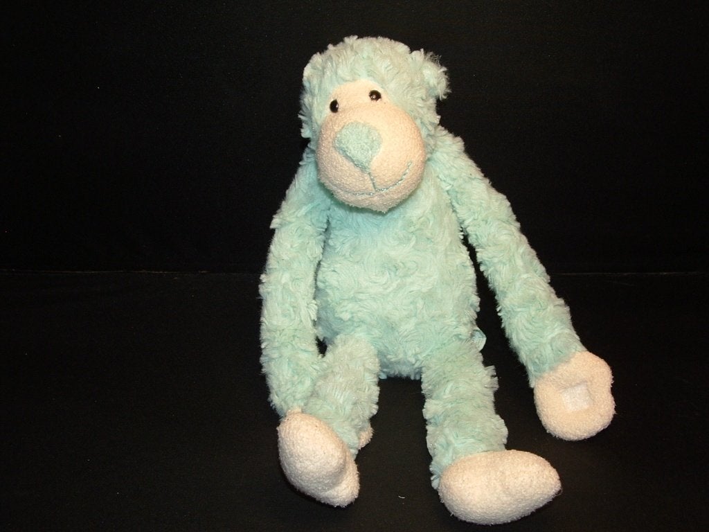 FUNNIES AAP PLUCHE WOLLIG KRULLEND MINTGROEN MET, Verzenden, Nieuw, Overige typen
