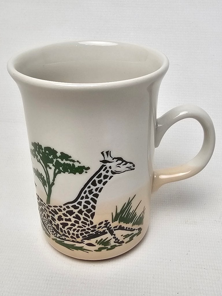 # Churchill England mok. giraffe, Gebruikt, Overige stijlen, Aardewerk, Mok