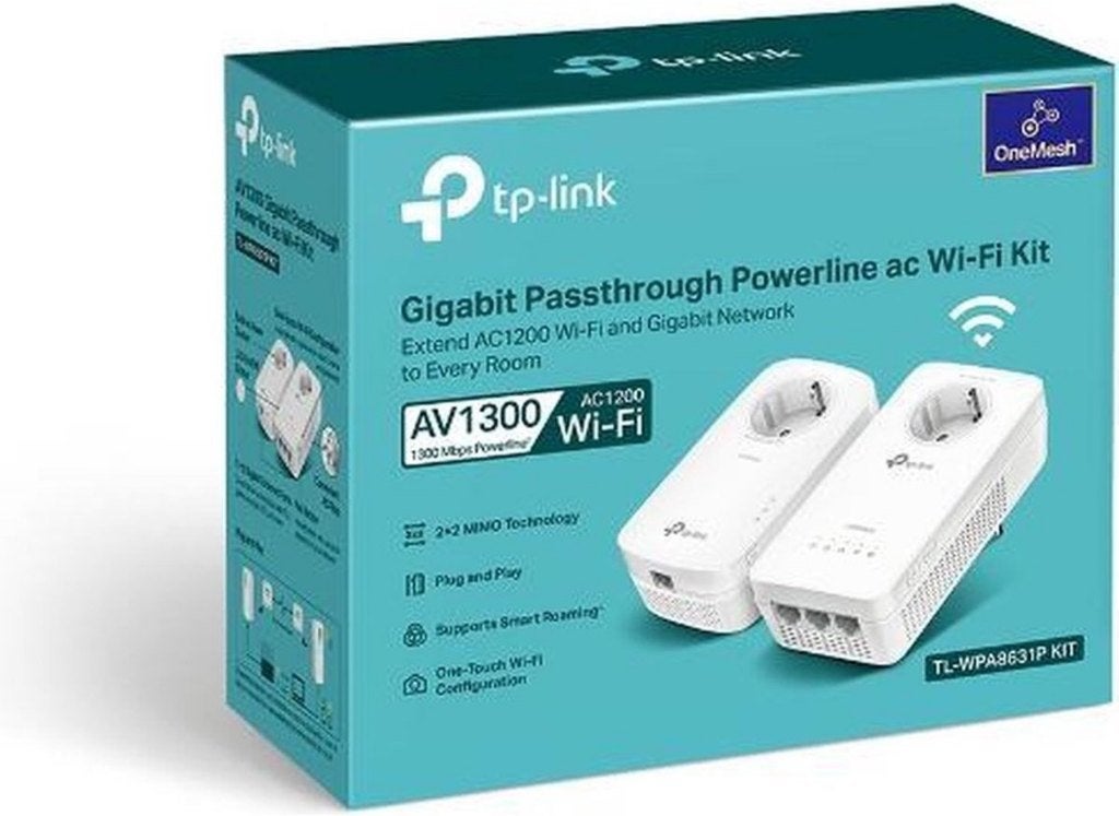 Powerline TP-Link TL-WPA8631P AV1300 met garantie, Ophalen of Verzenden, Zo goed als nieuw, TP-Link, Devolo