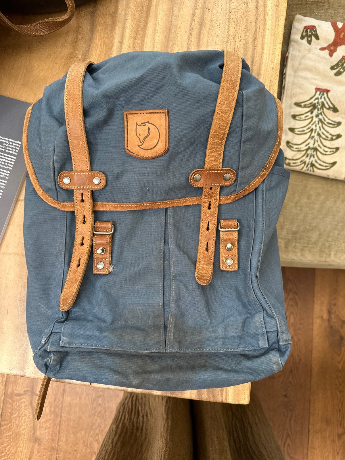 Fjällräven Greenland nummer 21 Rugzak - Blauw, Ophalen of Verzenden, Gebruikt, 25 tot 40 cm, Overige merken