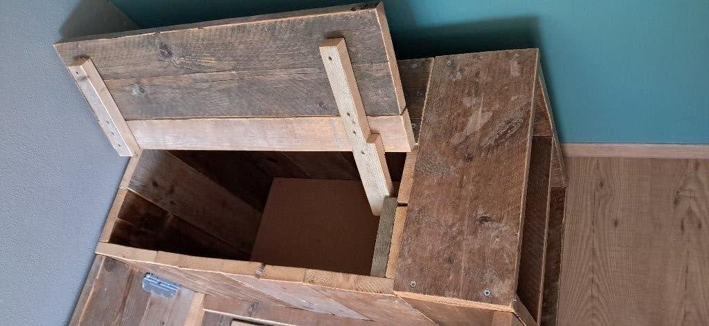 Foto 6 van Steigerhout bed