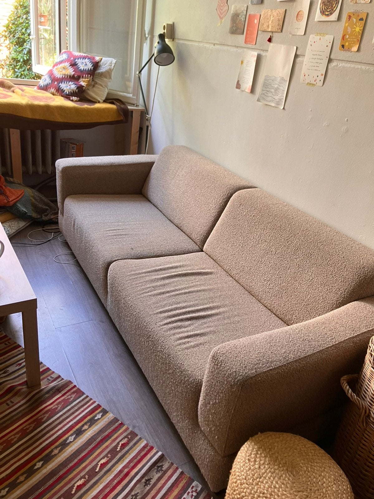 Beige bank gratis op te halen, Ophalen, Gebruikt