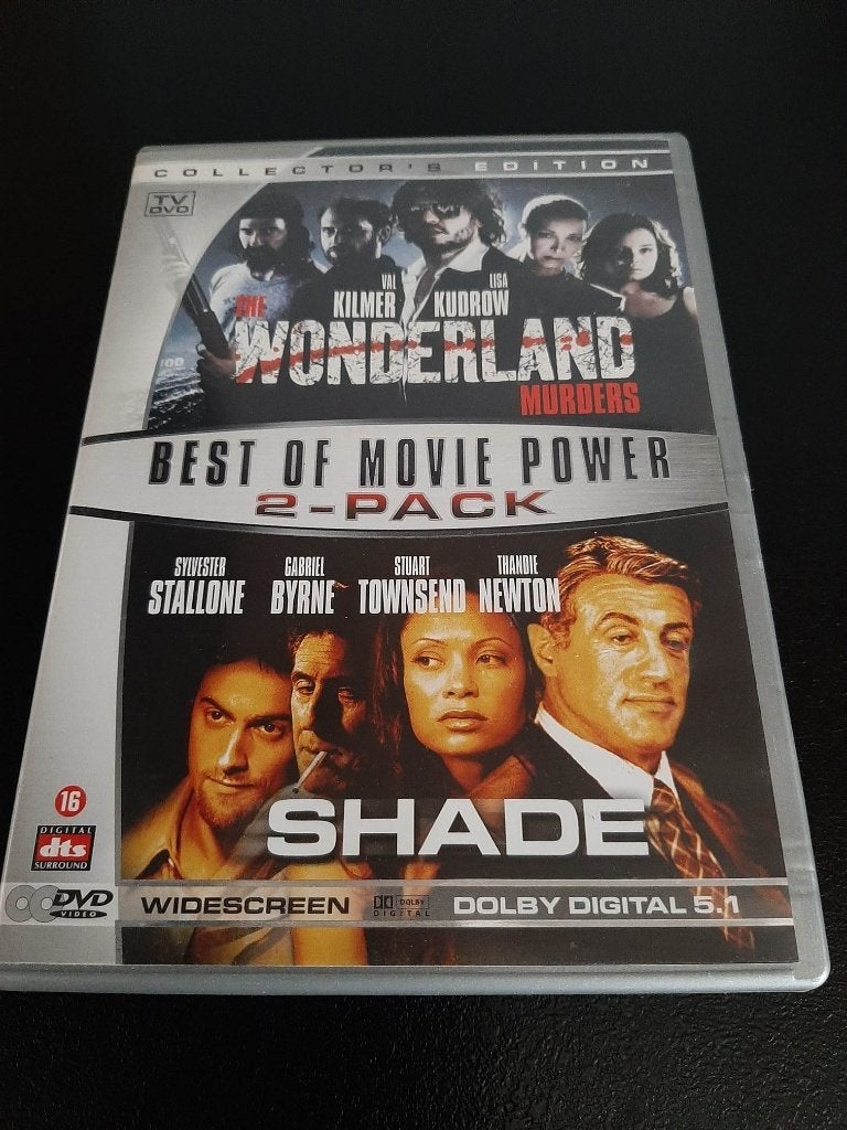 The Wonderland murders/Shade, Val Kilmer, Sylvester Stallone, Vanaf 16 jaar, Ophalen of Verzenden, Gebruikt, Overige genres