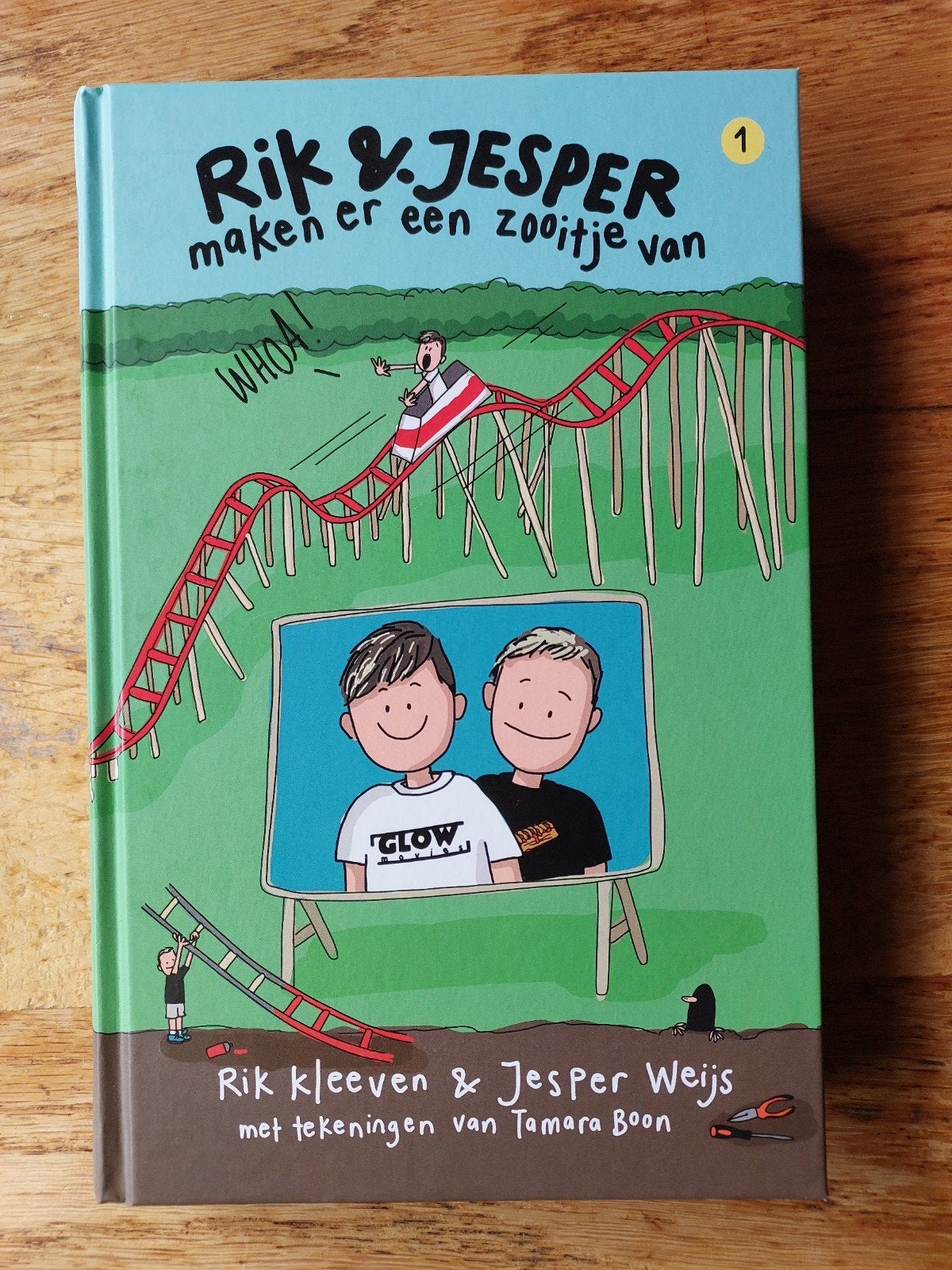 Rik & Jesper maken er een zooitje van - Deel 1, Verzenden, Zo goed als nieuw, Rik Kleeven & Jesper Weijs, Fictie algemeen