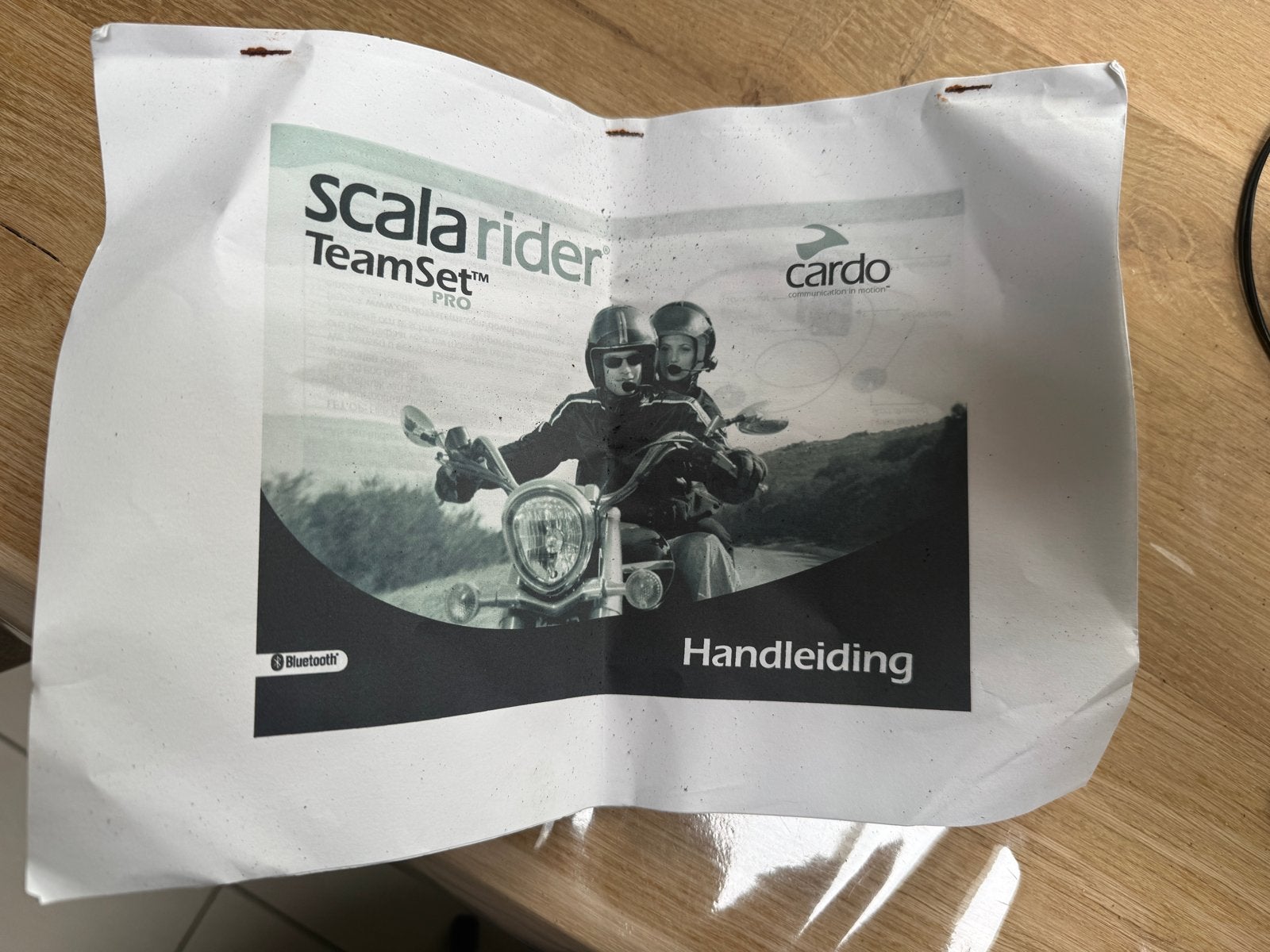 Cardo Scala Rider TeamSet Pro Bluetooth Communicatieset, Motoren, Ophalen of Verzenden, Gebruikt