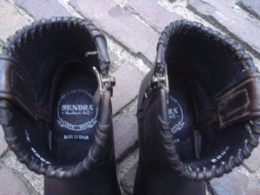 SENDRA BOOTS BOHO IBIZA FESTIVAL 37 GRATIS VERZENDING POST, Kleding | Dames, Verzenden, Zwart, Lage of Enkellaarzen, Zo goed als nieuw