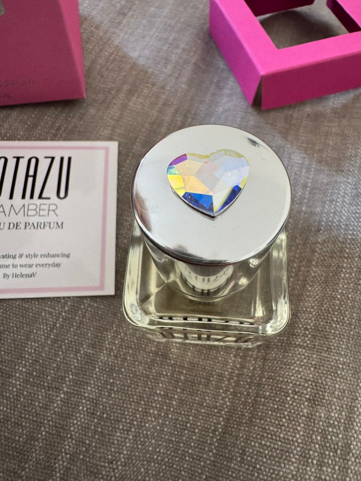 Otazu Eau de parfum ~ met Swarovski hart, Ophalen of Verzenden, Nieuw, Parfumfles