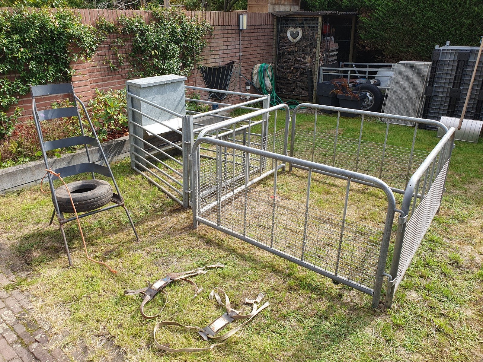 Schapenhekken, lammerenvoerbak, dektuigen, behandelstoel, Dieren en Toebehoren, Geslacht onbekend, Schaap