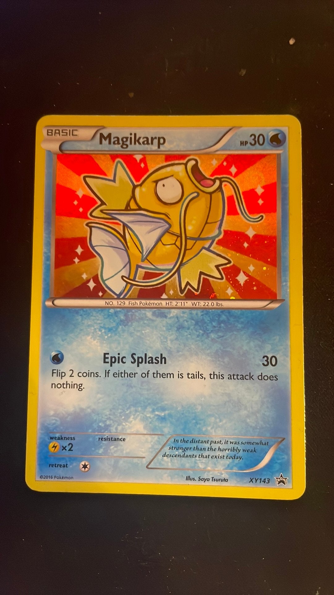 Magikarp xy143, Ophalen of Verzenden, Zo goed als nieuw